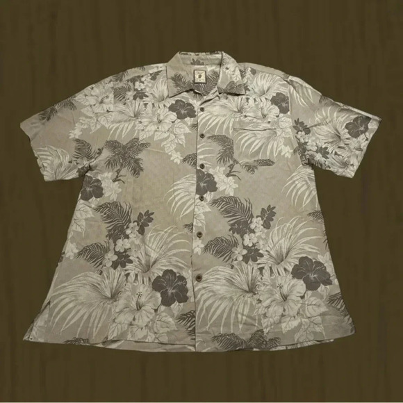 Jamaican Jaxx Silk Hawaiian Shirt - Picture 1 of 7